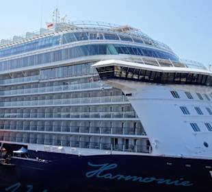 Blick von der Besuchergalerie des Cruise Center