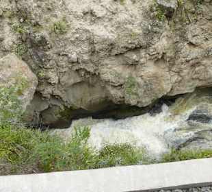 Hier geht es tief runter