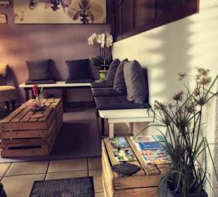 Der Wartebereich der Thai Massage