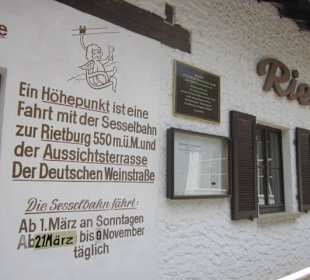 Sesselbahn Edenkoben