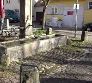 Steintrog-Brunnen Dorfstraße Lustnau