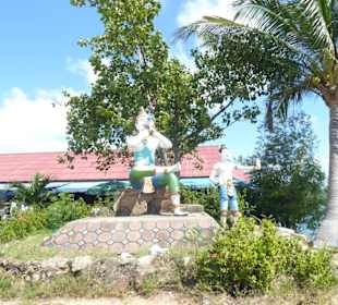 Noch mehr Figuren am Rande der Anlage