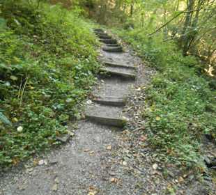 2ter steiler Aufsieg der Tour