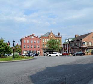 Der Lincoln Square in Gettysburg, PA