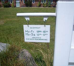 Die Öffnungszeiten!
