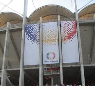 Part of stadium from our part