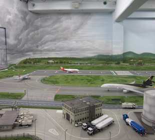 Warteschleife vor Abflug