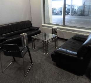 Raucherlounge im Tiefparterre