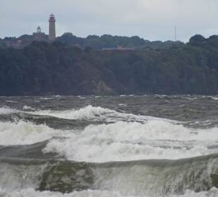 Blick übers Tromper Wiek nach Kap Arkona