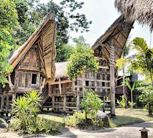 Original Häuser aus Suawesi 