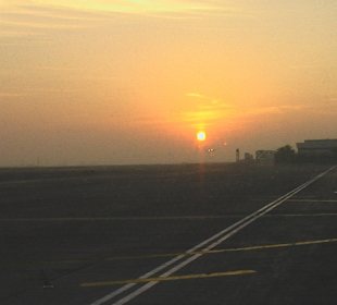 Sonnenaufgang um 6:30 AM 