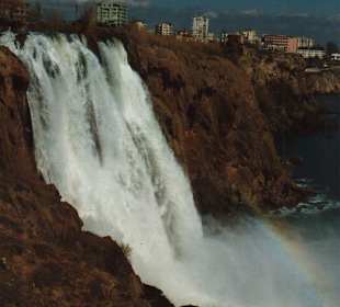 Der Wasserfall bei Antalya/Lara