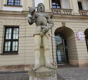 Roland am Eingang zum Ratskeller