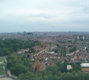 Ausblick von Atomium