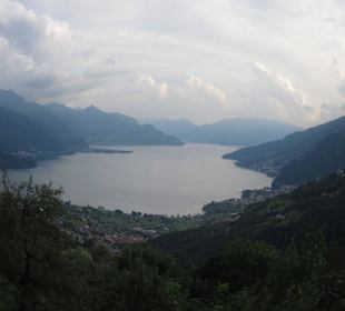 Peglio, Blick auf den See