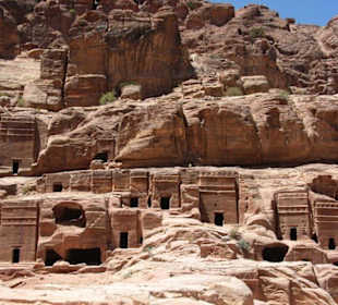 Spacer po Mieście Wykutym w Skale - Petra