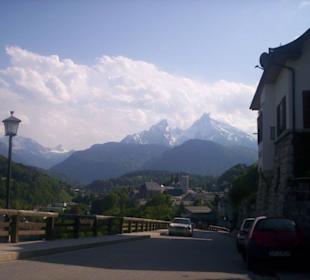 Blick auf den Watzmann mit schönem Wetter