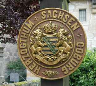 Grenzschild Herzogtum Sachsen-Coburg