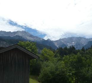 Bei einer Wanderung bei Garmisch-Partenkirchen