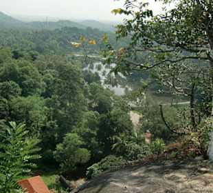 Blick ins Tal - noch nicht ganz oben
