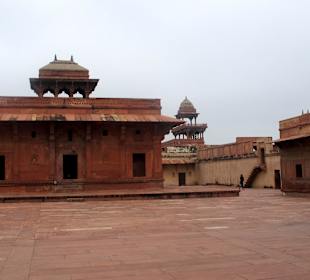 In der verlassenen Stadt Fatehpur Sikri