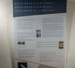 Ein Teil der Ausstellung zur Familie Mann