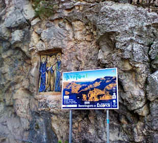 Serpentinenstrasse in Escorca