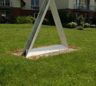 Kunstwerk im Skulpturenpark von Otterndorf