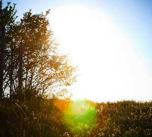 Sonnenuntergang am Kranachberg