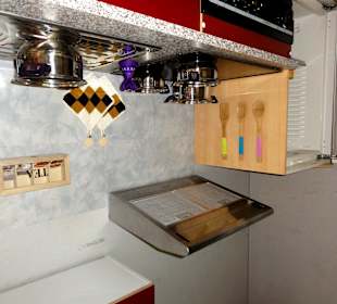 Bilder aus den Räumen des "verkehrten" Hauses