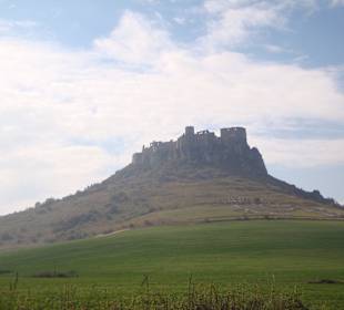 Ein Blick auf die Zipser Burg