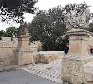 Mdina Gate in Mdina,