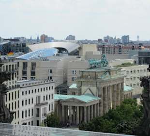 Ausblick von der Kuppel des Reichstags