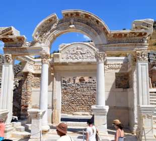 Fragment starożytnego miasta Efez.