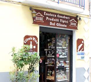 Eingang der Enoteca Casaburi