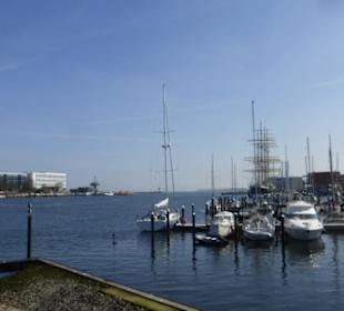 Blick zum Maritim-Hotel in Travemünde