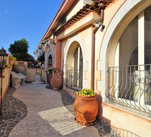 Aufgang zum Ristorante Pizzeria da Mario