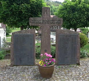 Kriegerdenkmal an der Kirche Dießen