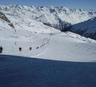 Schlepplift am Gletscher