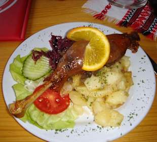 Die berühmte Gänsekeule bei Maria