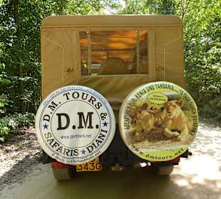 Land Rover, neu aufgebaut für die Shimba Hills