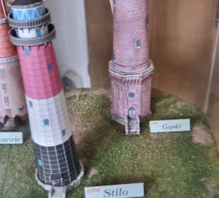 Leuchtturm Modelle der Leuchttürme der Region