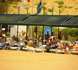 Am Strandbereich Belegung