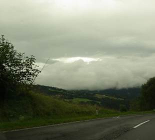 Gegend bei schlechten Wetter