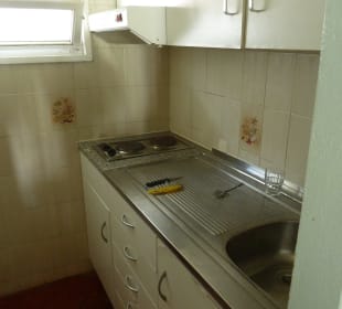 Küche im Bungalow
