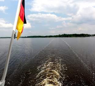Blick in die Hecksee der MS Ammerland