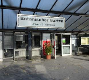 Zugang zu den Gewächshäusern von Planten un Blomen