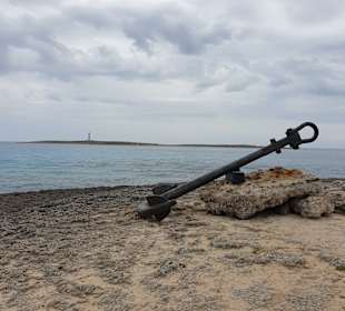 Leuchtturm der Insel Illa de l'Aire