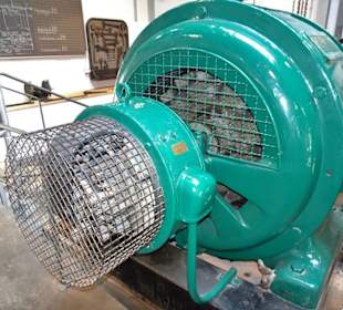 In der Maschinenhalle des Museums Kupfermühle