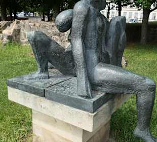 Bei einem Bummel im Magdeburger Skulpturenpark